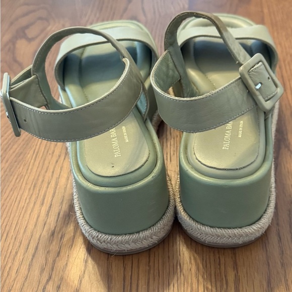 Paloma Barcelona Leather Platform Sandals size 37 - Picture 6 of 8